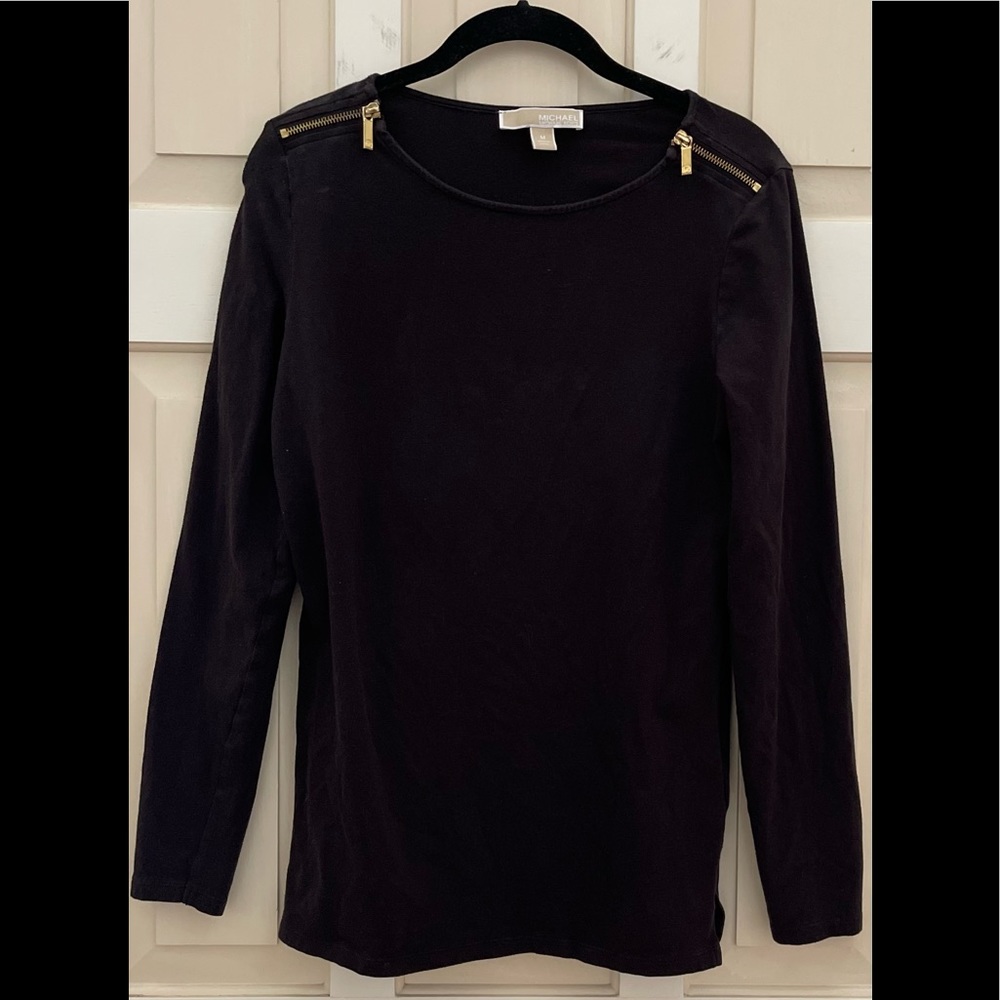 MICHAEL KORS BLK.LONG SLEEVE SHIRT